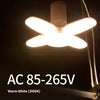 Fan Shape LED Bulb E27 LED Lamp Foldable