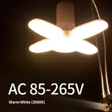 Fan Shape LED Bulb E27 LED Lamp Foldable